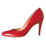 Patent-leather pumps, Salvatore Ferragamo.