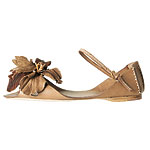 Leather sandals, Miu Miu.