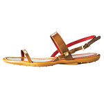 Patent-leather sandals, Cesare Paciotti.