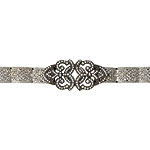 Metal belt with Swarovski crystals, Suzi Roher.