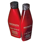 Color Extend shampoo and conditioner for color-treated hair, Redken.