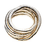 Metal necklace (shown as bracelet), Roberta Freymann.