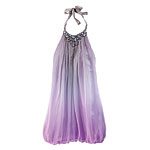 Silk dress with stone detail, ABS by Allen Schwartz.