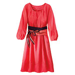 Silk dress, DKNY.