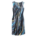 Silk dress, Kenneth Cole New York.