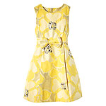 Jeweled silk-cotton dress, Marc by Marc Jacobs.
