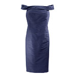 Silk douppioni dress, Lauren by Ralph Lauren.