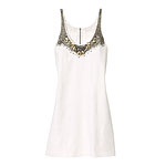 Embellished cotton eyelet dress, Rebecca Taylor.