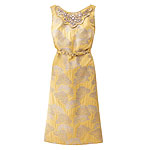 Embellished brocade dress, Vera Wang Lavender Label.