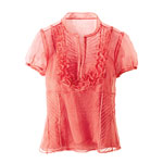 Silk organza shirt, Karen Millen.