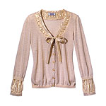 Cotton-polyester-wool top, Moschino Cheap and Chic.