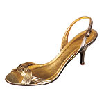 Metalic leather shoes, J. Crew.