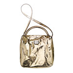 Snakeskin-embossed leather bag, Jill Stuart.