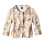 Linen jacquard jacket, Tory Burch.
