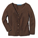 Cashmere cardigan, White + Warren.