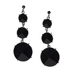 Rhinestone earrings, Forever 21.