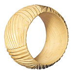 Wood bangles, Pono by Joan Goodman.