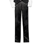 Stretch satin pants, Black Halo.