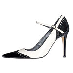 Patent leather pumps, Charles David.