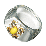 Lucite, enamel, glass, resin, Swarovski crystals and metal bracelets, Gerard Yosca.