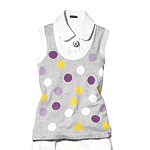Cotton vest, LIJA by Linda Hipp.