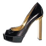 Patent leather pumps, Davis by Ruthie Davis.