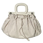 Nylon and leather bag, Strenesse Blue.