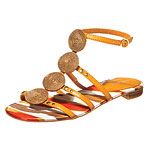 Leather sandals, Nine West.