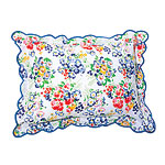 Boudoir pillow in New York Mille Fleurs pattern, D. Porthault.
