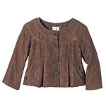 Cotton-linen swing jacket, Tibi.