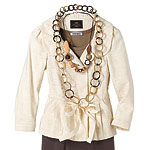 Cotton-rayon jacket, Tocca.