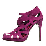 Suede stiletto heels, Cesare Paciotti.