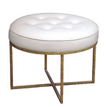 Leather ottoman, Bungalow 5.