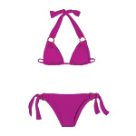 Nylon-spandex top and bottom, Betsey Johnson.