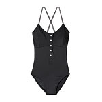 Nylon, spandex and polyester one-piece swimsuit, Converse One Star.