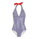 Polyamide-elastane one-piece swimsuit, Island Company.