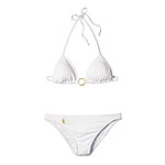 Nylon-spandex top and bottom, Ralph Lauren Blue Label.
