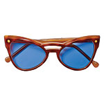 Plastic sunglasses, Cynthia Rowley.