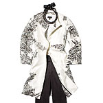 Silk jacquard coat, Vivienne Tam.