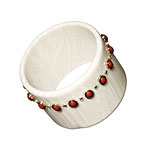 Resin bangle, Roxanne Assoulin for Lee Angel.