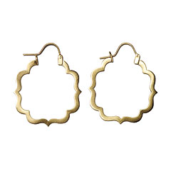 18kt gold earrings, Vicente Agor.