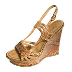 Python wedges, Bottega Veneta.