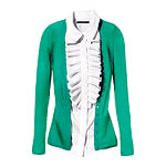 Cashmere-silk cardigan, Christopher Fischer.