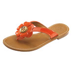 Patent-leather Breely sandals, Tory Burch.