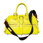 Leather bag with canvas strap, Marc Jacobs.