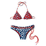 Polyamide-elastane bikini, Issa London.