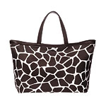 Cotton canvas bag with leather trim, Banana Republic.