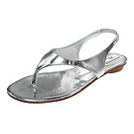 Leather sandals, Delman.
