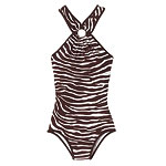 Polyamide-elastane swimsuit, Michael Kors.