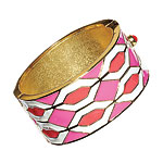 Metal and enamel bracelet, Gerard Yosca.